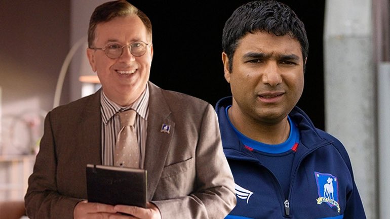 Emmy nominees Jeremy Swift and Nick Mohammed as seen in TED LASSO.