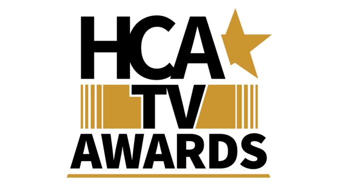 The official logo for the first annual HCA TV Awards for the 2021 awards race.