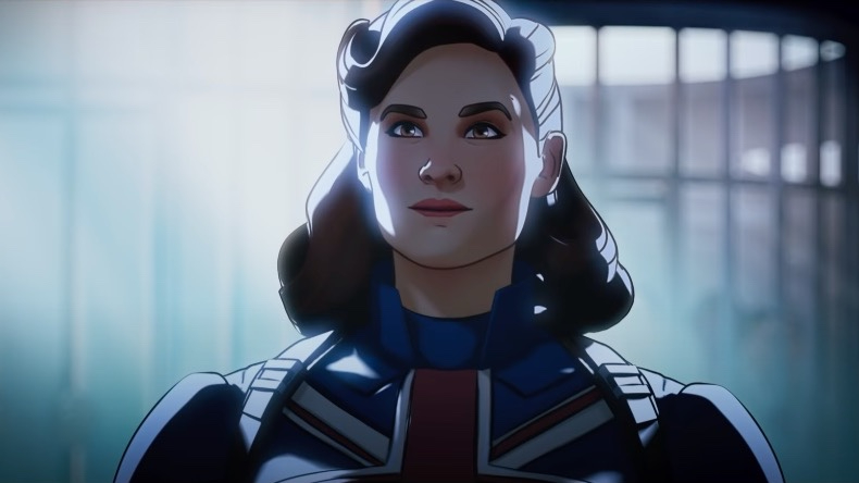 Captain Carter voiced by Hayley Atwell in the first animated Marvel series on Disney+ WHAT IF...?