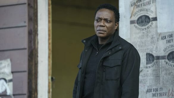 Chukwudi Iwuji stars as Clemson Murn in season one of the DC show PEACEMAKER on HBO Max.