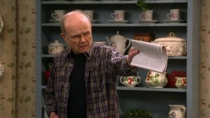 Kurtwood Smith reprises his role as the grumpy grandpa Red Forman in the spin-off series That '90s Show on Netflix.