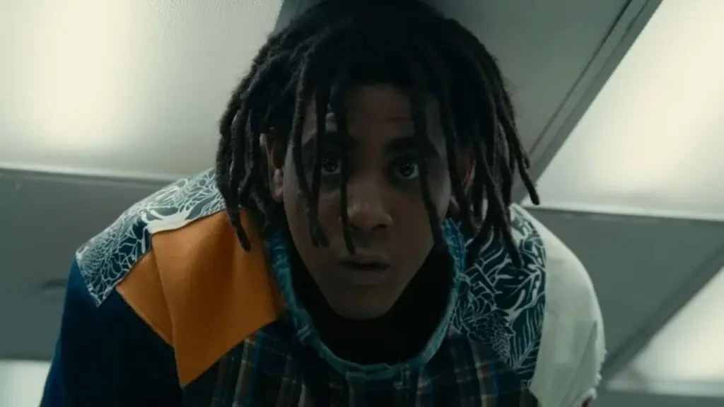 Emmy-winning actor Jharrel Jerome stars as Cootie the 13-foot-tall young black man in I'M A VIRGO on Amazon Prime Video created by Boots Riley.