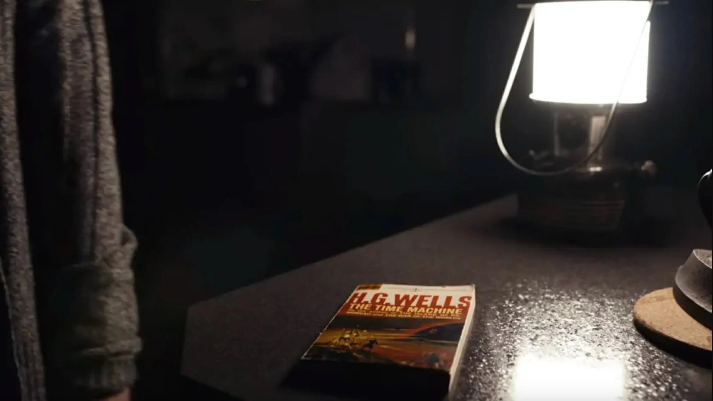 The Time Machine book written by H.G. Wells appears sitting on a desk during a flashback scene in the series finale of BETTER CALL SAUL.