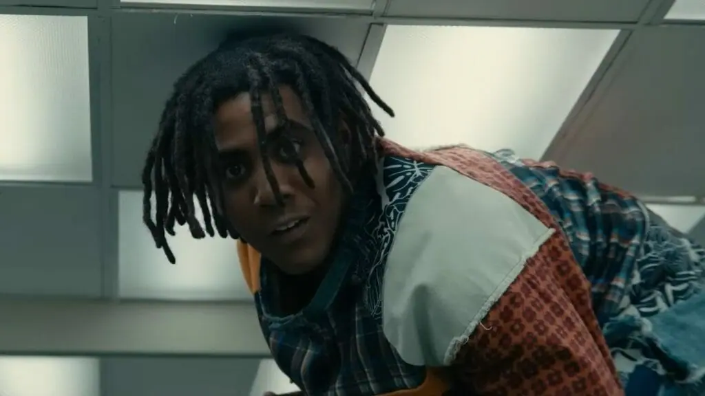 Jharrel Jerome stars as Cootie, a 13-foot-tall 19-year-old Black man in the new original series I'M A VIRGO coming to Amazon Prime Video in June 2023.