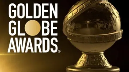 The logo for the 2024 Golden Globes and full nominations list.