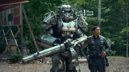 The iconic power armor suit from the Fallout video game franchise comes to life in the Prime Video original live-action FALLOUT series premiering in April 2024.
