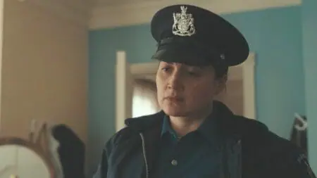 Oscar-nominee Lily Gladstone stars as officer Cam Bentland in the Hulu original true crime miniseries UNDER THE BRIDGE premiering in April 2024.