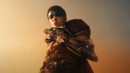 Anya Taylor-Joy shows off her shaved head and robotic arm for the first time in the prequel film FURIOSA: A MAD MAX SAGA.