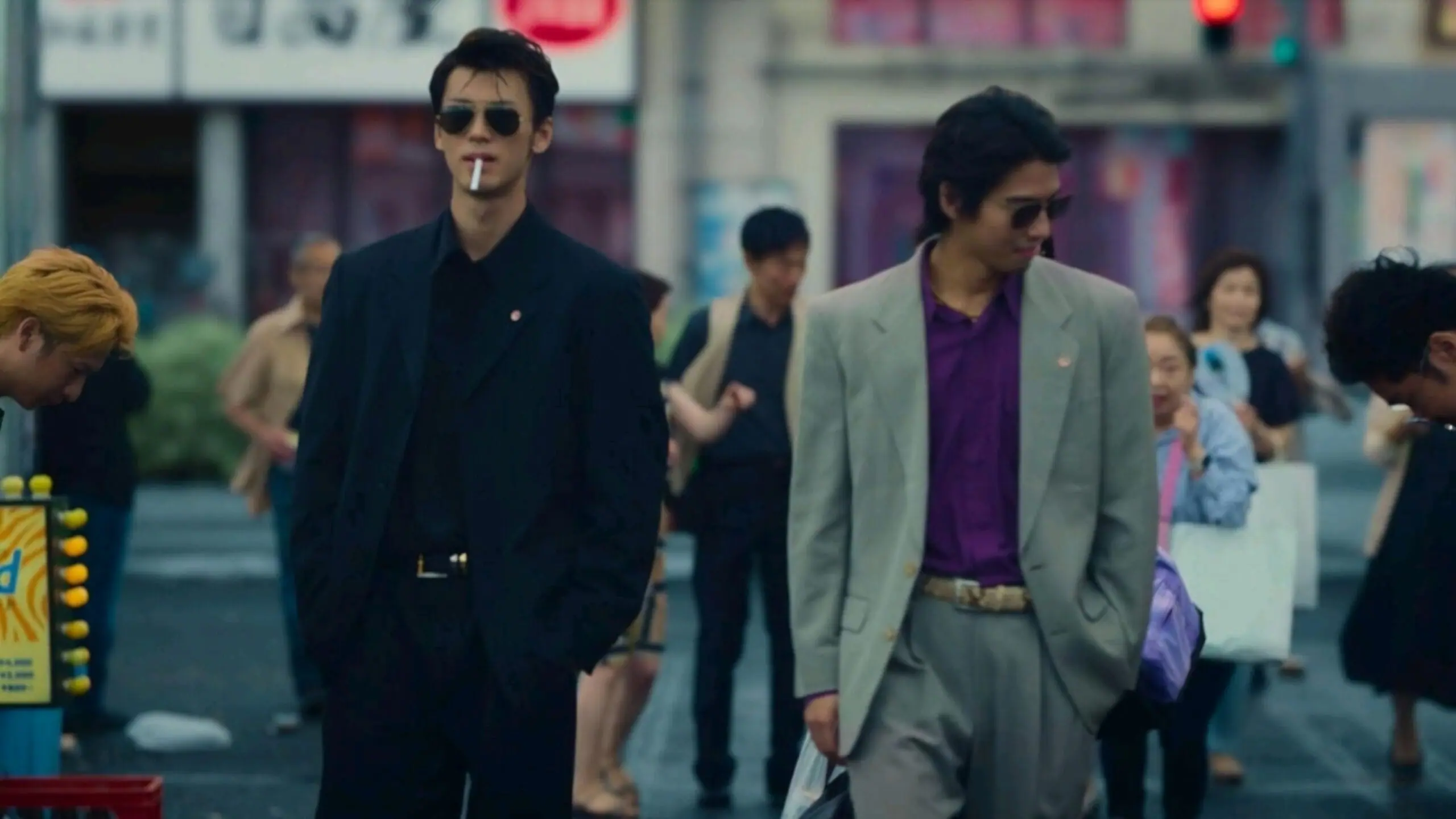 Kiryu and Nishikiyama in the Amazon Prime Video Series Like a Dragon: Yakuza