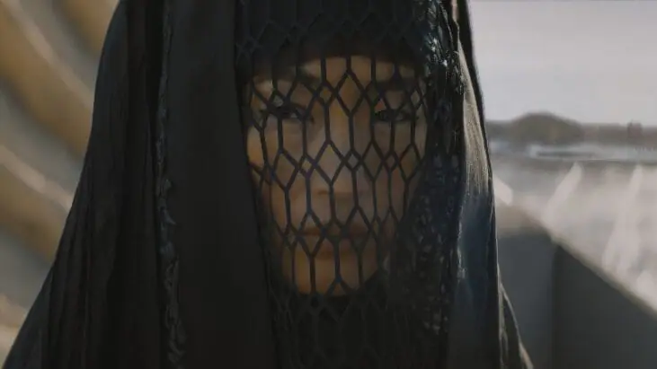 Jihae stars as Reverend Mother Kasha Jinjo in the HBO prequel series DUNE: PROPHECY. 