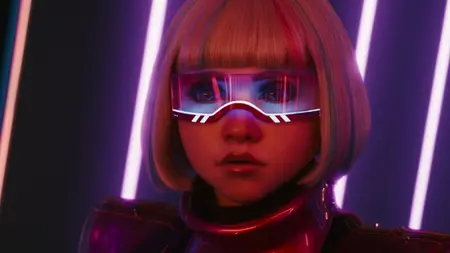 The killer female robot M3GAN sports a new upgraded look with cybernetic glasses and a hilarious bob haircut in the action horror sequel M3GAN 2.0.