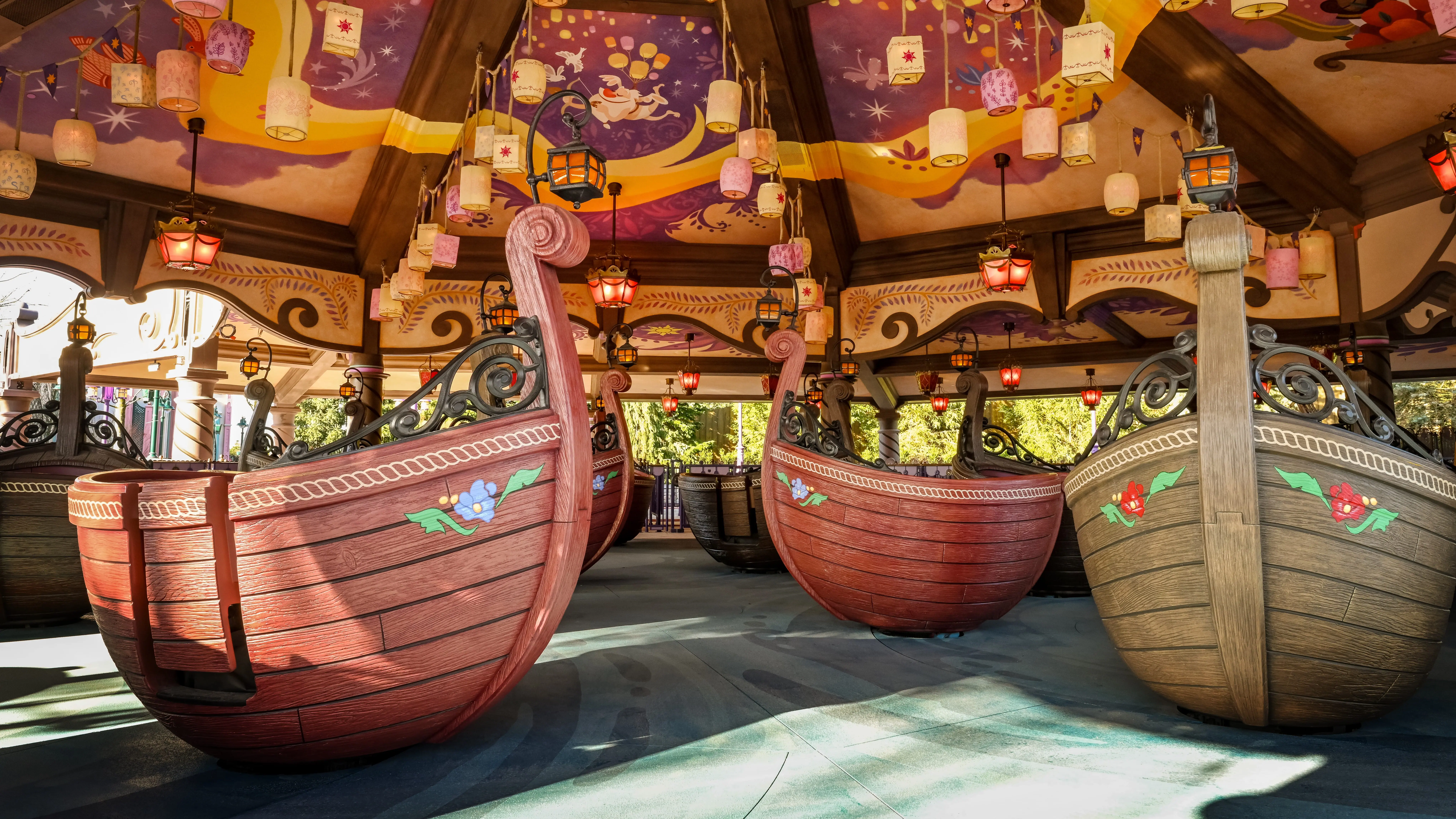 the Rapunzel's Tangled Spin ride