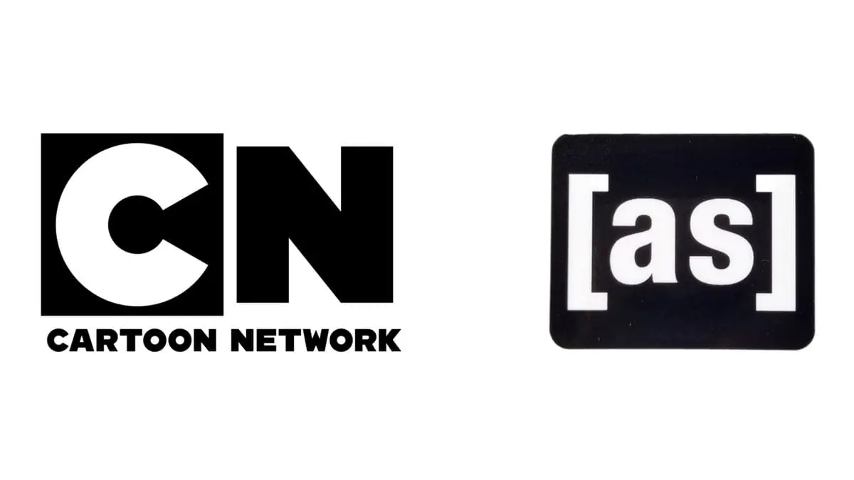 The official logos for the Cartoon Network and Adult Swim cable networks, which could both be shut down under the Netflix and Warner Bros. merger.