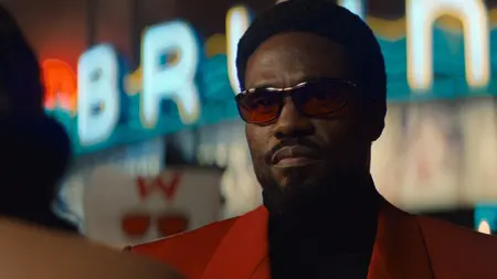 Yahya Abdul-Mateen II stars as Hollywood actor Simon Williams wearing a red blazer and cool sunglasses in Marvel Studios' WONDER MAN miniseries, which is included in the Disney+ and Hulu January 2026 list of new movies and TV shows.