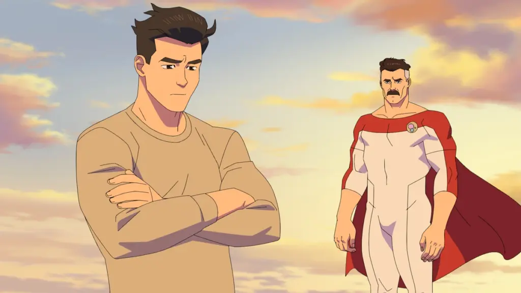 Mark Grayson reunites with his estranged father Omni-Man in INVINCIBLE Season 4.