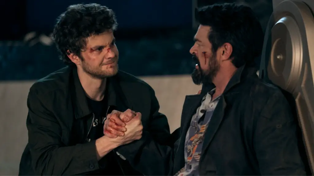 Hughie and Billy Butcher share their last moments together in THE BOYS series finale.