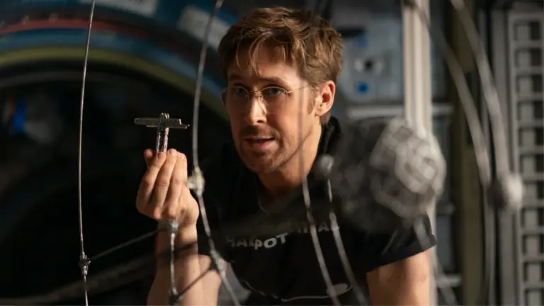 Ryan Gosling stars as charming molecular biologist Ryland Grace in the sci-fi blockbuster PROJECT HAIL MARY, which is now streaming on Prime Video in July 2026.