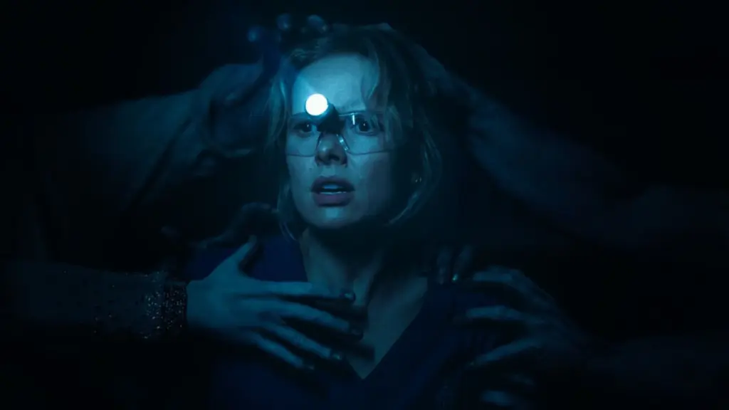 ‘Insidious: Out of the Further’ Review – A Clever and Visually Inventive New Chapter Amelia Eve as Gemma is overtaken by ghostly hands trying to grab her face from all over in the horror sequel INSIDIOUS: OUT OF THE FURTHER.